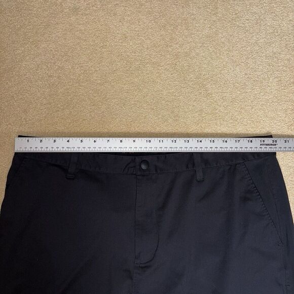 Rhone Commuter Pants Mens 40x32 Straight Black Chino Athletic Casual Performance - Picture 8 of 13